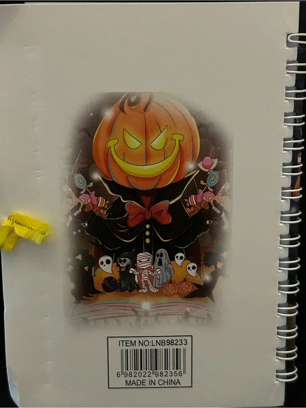 SET of (4) Four Halloween Designs 🎃 Medium Size Notebooks for Kids Party Favors